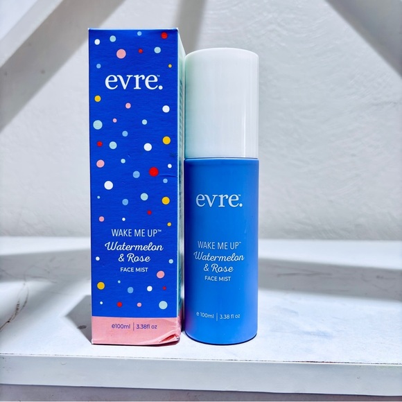 💦 evre. Wake Me Up™ Watermelon & Rose Face Mist (100 ml / 3.38 fl oz) - Picture 1 of 6